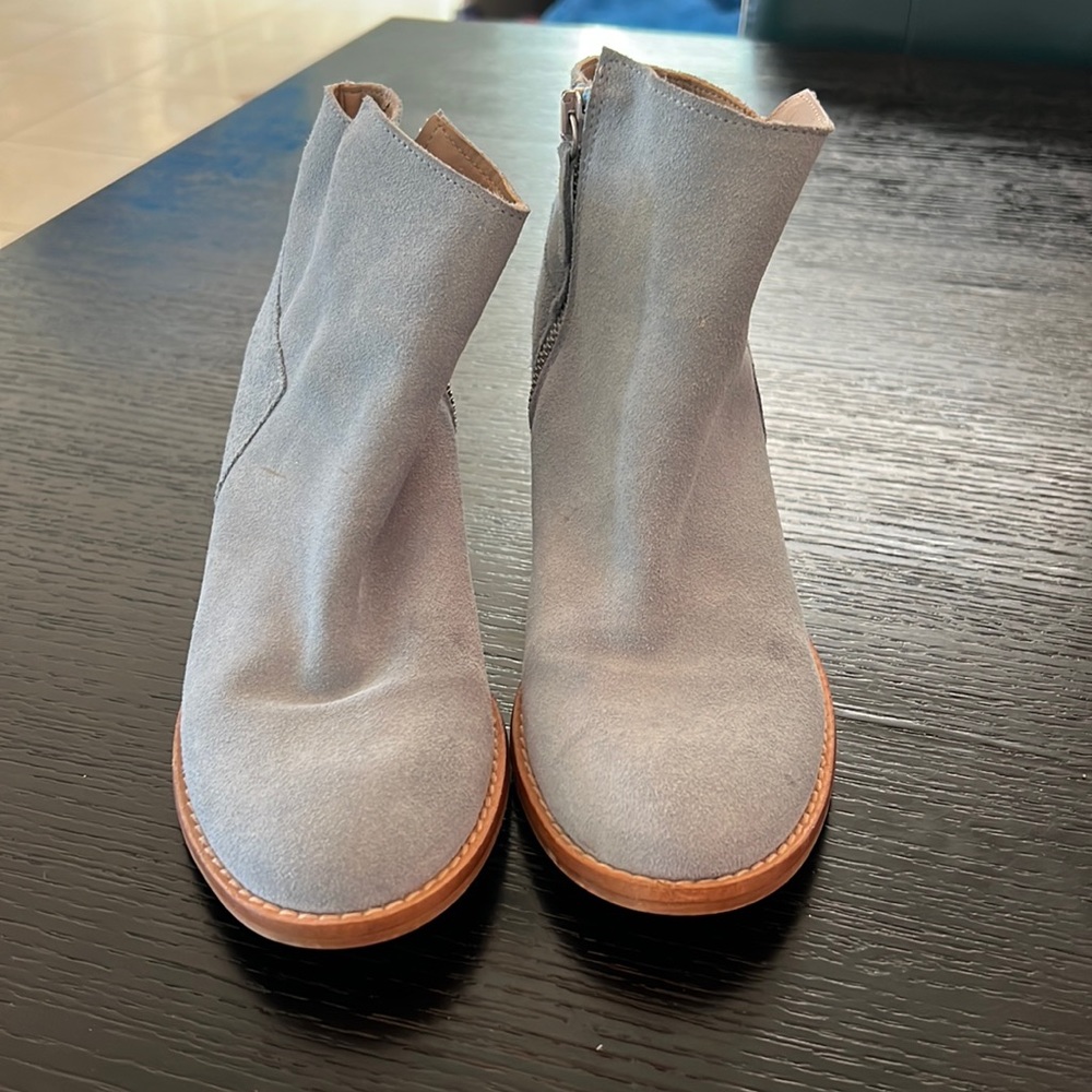 Zara Light Blue Ankle Boots size 36 (6)